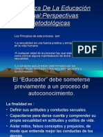 Perspectivas Metodológicas en Ed. Sexual - El Facilitador