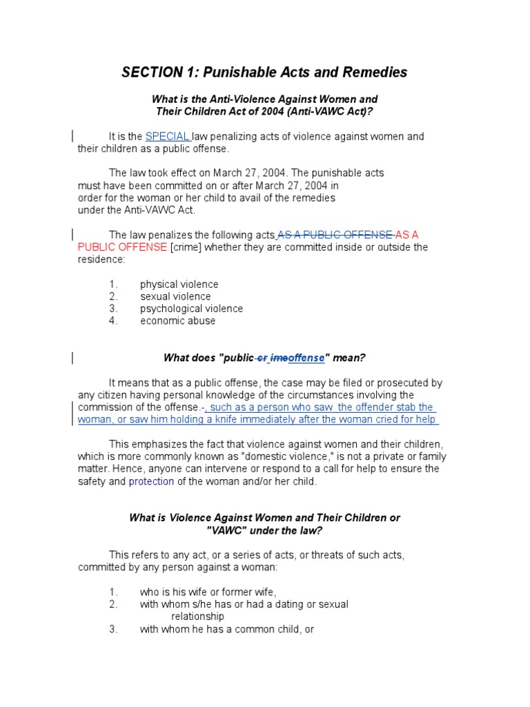 VAWC Complaint2.doc Restraining Order Victimology