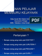 Peranan Pelajar Memburu Kejayaan