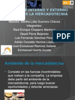 Ambiente Interno y Externo de La Mercadotecnia