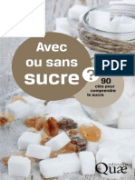 Avec Ou Sans Sucre 90 Cles Pour Comprendre Le Sucre