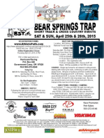 Bear Springs Trap 2015