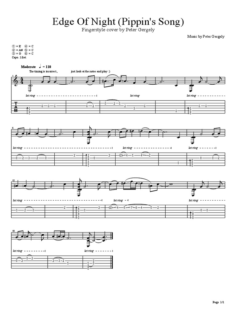 Edge of Night Pippins Song