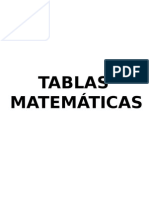 Manual de Tablas Matemáticas
