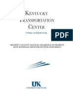 Bearing Capacity Analysis and Design of Highway Base Materials Reinforced With Geofabrics