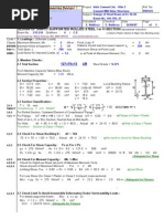 Design of Steel I Section BS5950