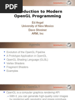 Introduction To Modern Opengl Programming: Ed Angel University of New Mexico Dave Shreiner Arm, Inc