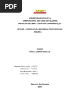 Resumo - Prática de Morfossintaxe - PDF