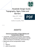 Handout Introducción Al Manual de Diseño para Zonas Aledañas A La Carretera Roadside Design Guide