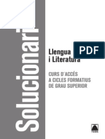 Solucionari CFGS Llengua I Literatura Catalan