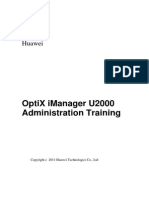 IManager U2000 Administration Training