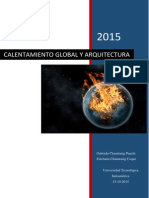 Calentamiento Global y Arquitectura