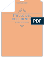 Título Del Documento