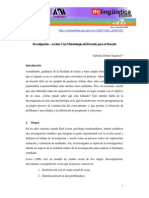 Investigación - Acción: Una Metodología Del Docente para El Docente