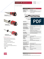 Espesificación de Temposonics