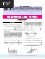 JEE-Advance Physics 2015 Paper