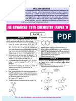 JEE-Advance Chemistry 2015 Paper 1