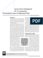 Abdominal Cutaneous Nerve Entrapment Syndrome (ACNES) : A Commonly Overlooked Cause of Abdominal Pain