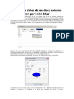 Recuperar Datos de Un Disco Externo Con Partición RAW