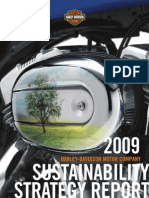 Sustainability Strategy Report 2009: Harley-Davidson Motor Company