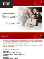 4 Gap Model of Service Quality