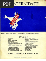 Revista «Fraternidade», de janeiro de 1966
