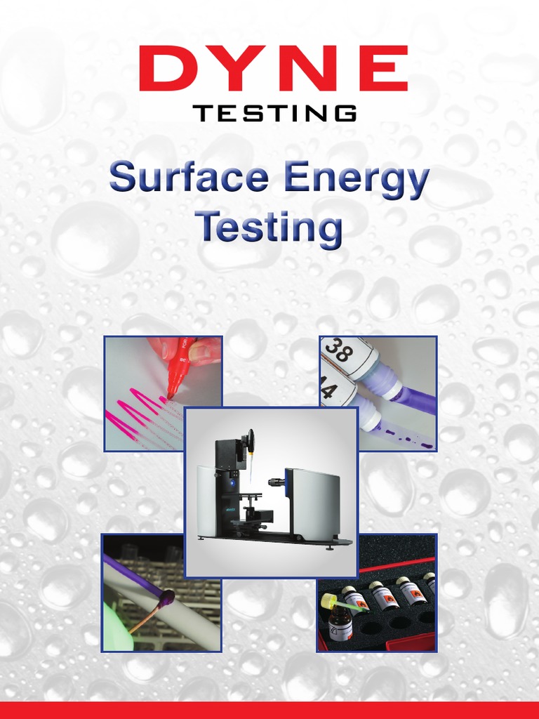 Surface Energy Testing | PDF | Valve | Camera