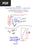 Mcr3U From Friday March 26th, 2010 ... Practice Work ..