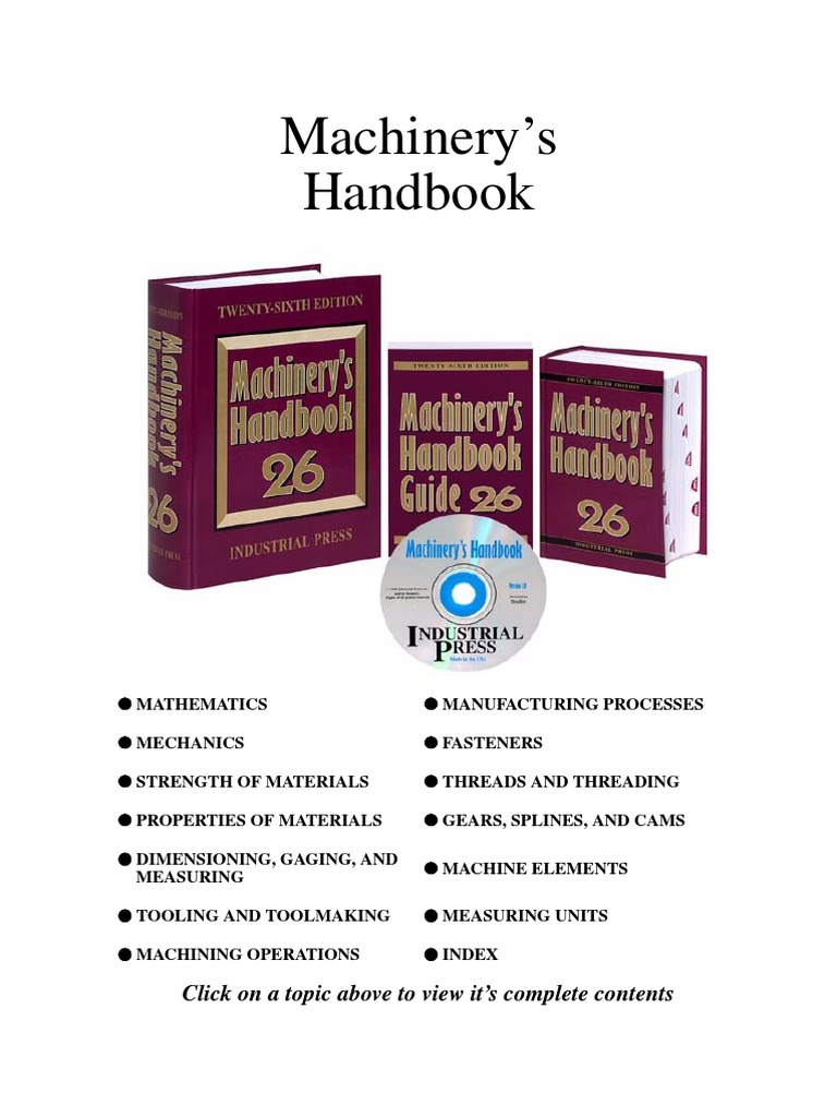 Machinery's Handbook PDF