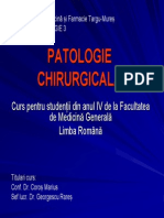 Patologie Chirurgicala - Curs