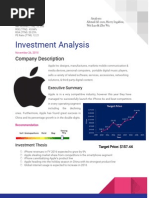 Apple Investment Analysis