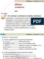 PPT - funções sintáticas