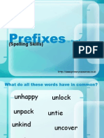 Prefixes Un