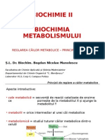 Biochimie 4 - Principii de Reglare A Cailor Metabolice CATB (An III)