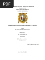 Plan Terapeutico
