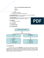 Las Categorías Gramaticales