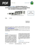 Artropatía Por Hemofilia