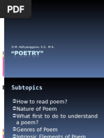 Introduction To Poetry