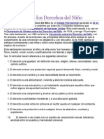 Declaración de Los Derechos Del Niño