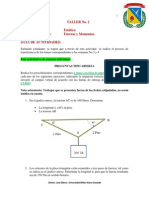 Taller No 2 - Estatica 2015-II