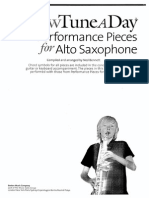Ned Bennett - A New Tune A Day. Performance Pieces For Alto Saxophone 2