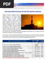 Corrosion Short Courses,Corrosion Training Courses and Corrosion Courses for in-House Training, Online and Distance Learning
