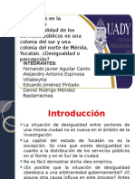 Percepción Calidad Servicios Públicos en Mérida