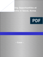 Seoul Korea COEX Advertising / Media Space Options (Korea Outdoor Advertising Agency)