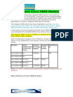 Compare Cisco 3850 Models