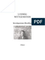 Wit Gen Stein, Ludwig - Investigaciones Filosoficas