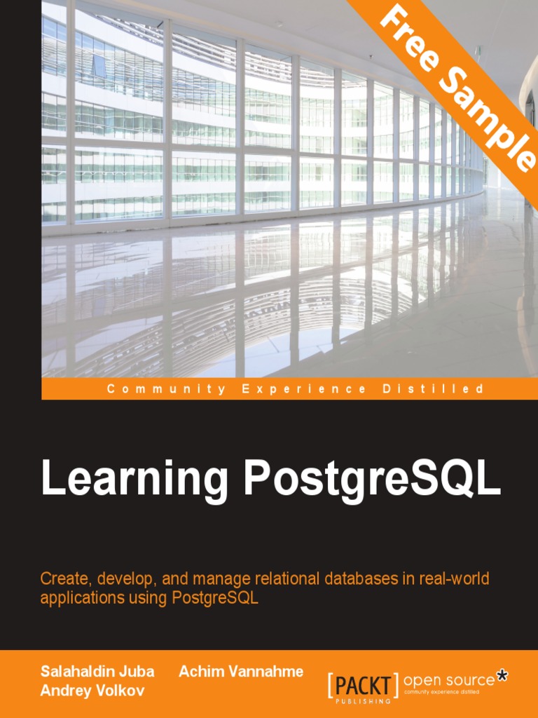Learning PostgreSQL - Sample Chapter | PDF | Relational Model | Sql