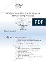 Energia Solar Térmica 