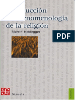 Heidegger Introduccion Fenomenologia Religion Fcem