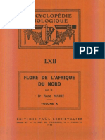 Flore de L'afrique Du Nord (Maroc, Algérie, Tunisie, Tripolitaine, Cyrénaïque Et Sahara), Vol. 10, R. Maire (1963)